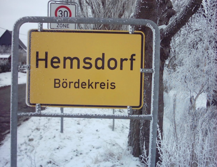 Herzlich Willkommen in Hemsdorf im Winter 2002/03
